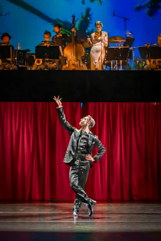 Cartel de El Gran Gatsby en el Teatro Principal de Zaragoza