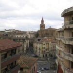 Vista de Barbastro con su catedral