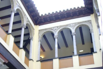 Patio del Palacio de Montemuzo de Zaragoza